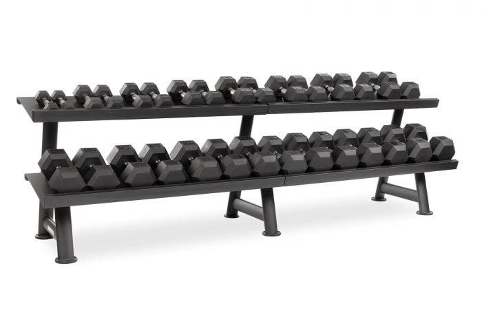 Urethane DURA-BELL Dumbbells | 16 PAIR Horizontal Club Pack