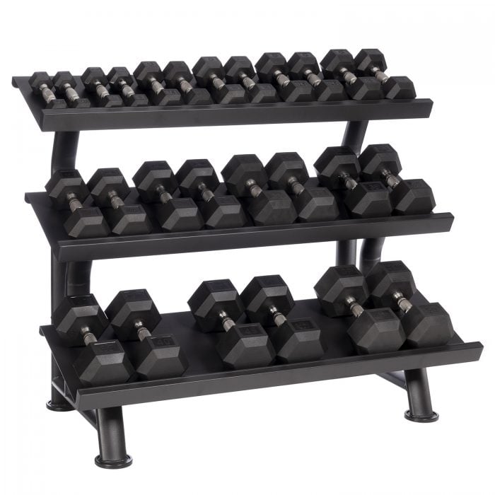 Urethane DURA-BELL Dumbbells | 13 PAIR Horizontal Pack