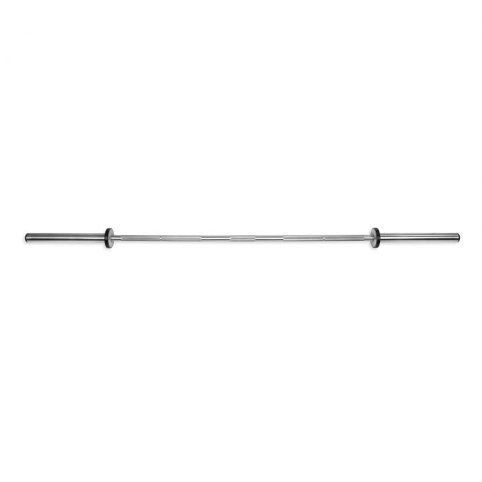 Max Load Capacity 500 Lbs. 1 Solid Piece Bar Details about   Cap 84" Olympic Black Bar Barbell 