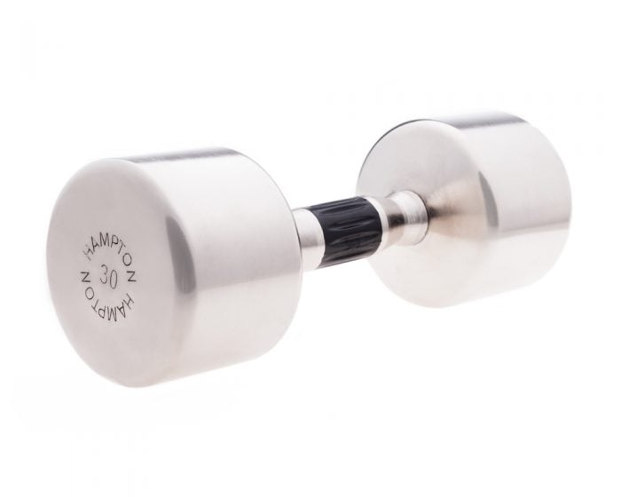 CHROME BEAUTY GRIP TWELVE PAIR Pack Hampton Fitness