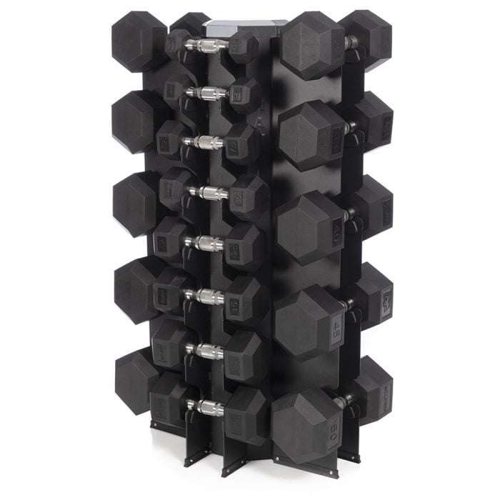 Urethane DURA-BELL Dumbbells | 13 Pair Vertical Club Pack