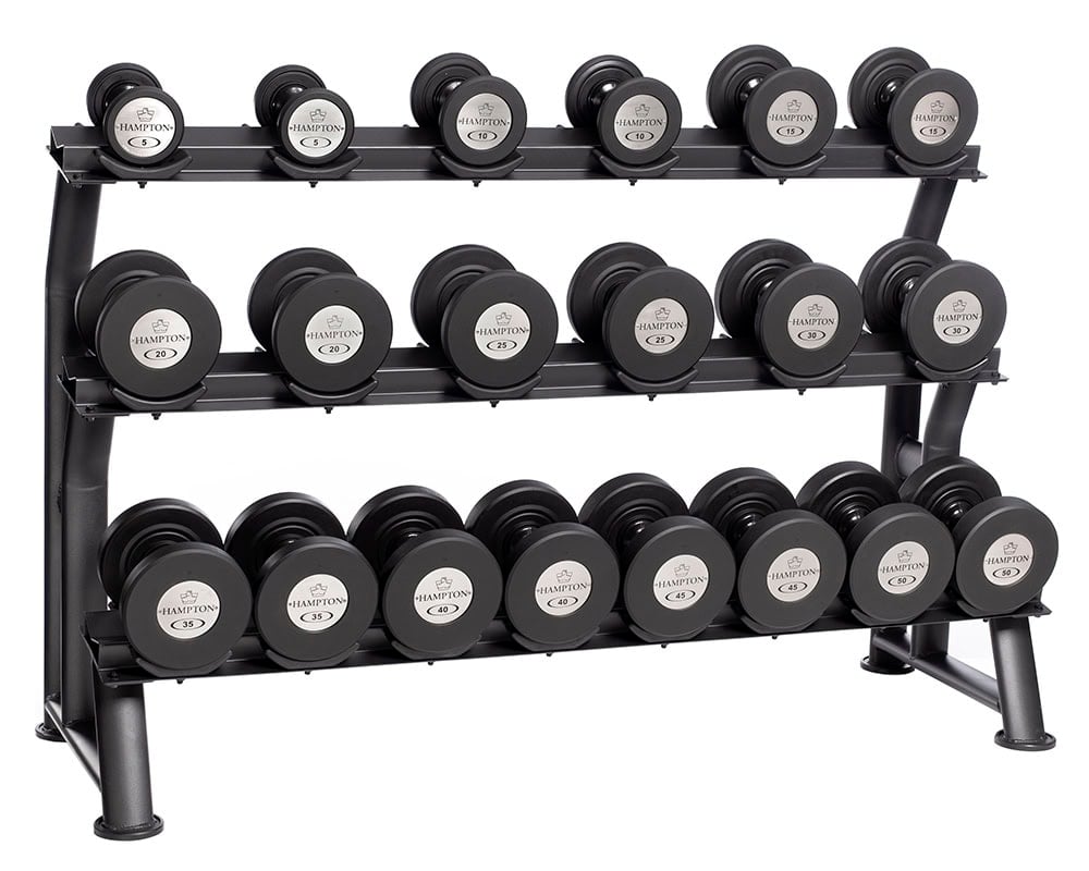 Buy Iron Grip Urethane Dumbbell Set w/Increments from 5-100 lbs