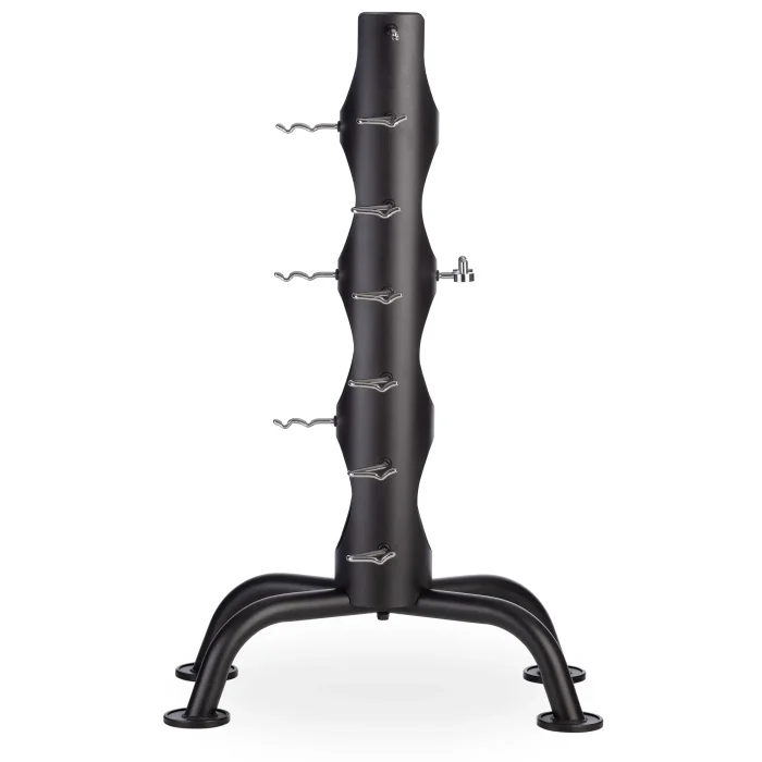 black machine bar rack