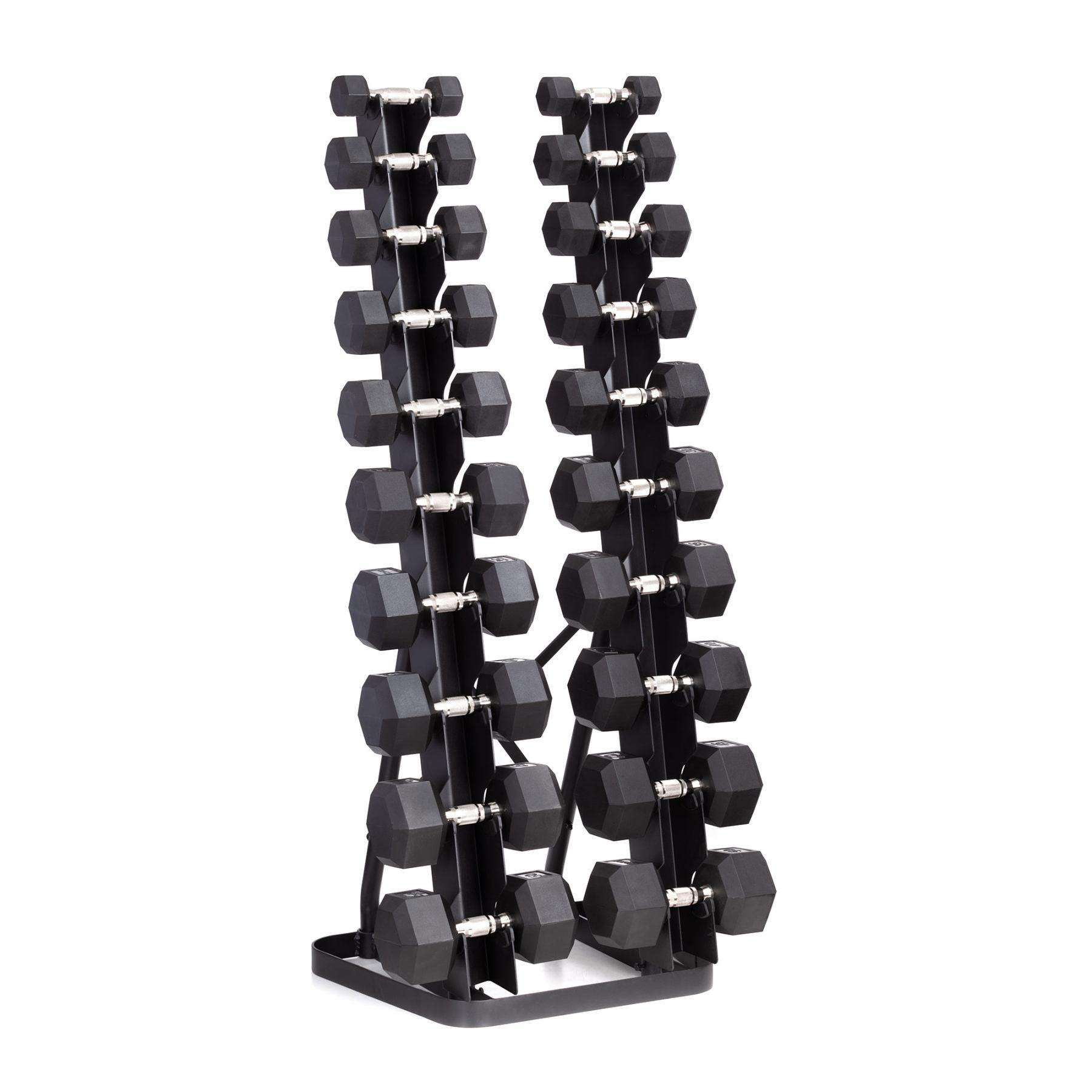 Vertical dumbbell 2025 storage